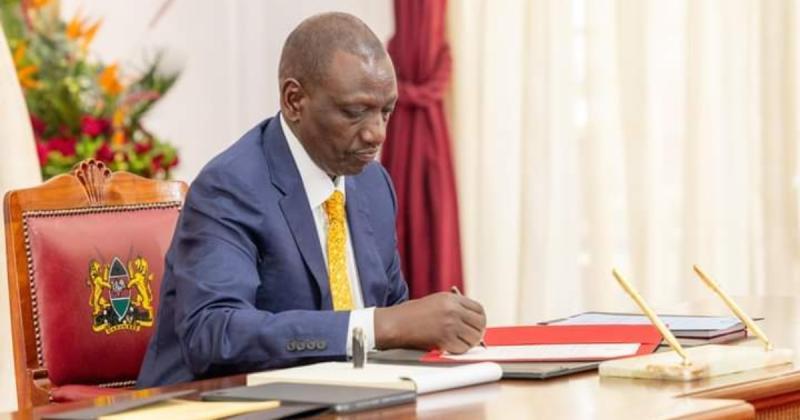 President William Ruto at State House, Nairobi.